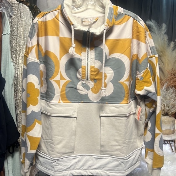 Free People FP Movement Daybreak Half-Zip Sweat Jacket - Picture 2 of 5